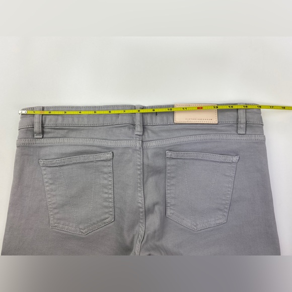 Victoria Beckham Gray Denim Ankle Skinny Jean Size 32 - Picture 10 of 13
